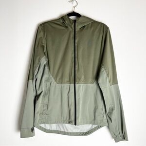 Asics Winter Accelerate Waterproof Windproof Jacket Men's M Running Sport Green